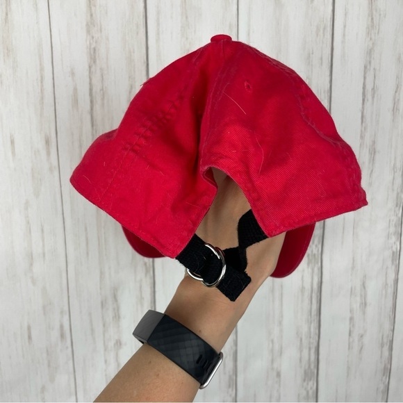 Victoria Secret PINK red baseball cap NWOT - Picture 2 of 4